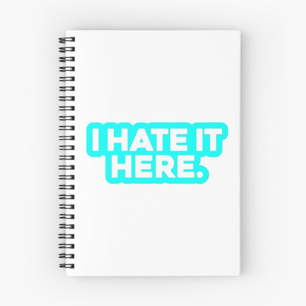 Item preview, i hate it here sticker designed and sold by MonkeySame.