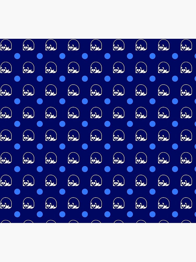 Blue wallpaper logo by PandaEdizioni