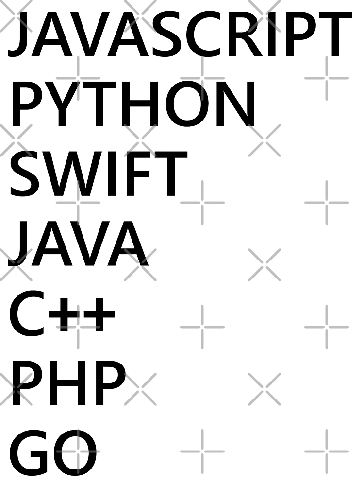 Thumbnail 7 of 7, Oversized T-Shirt, Programming Language Javascript Python Swift C++ Php Go For Programmer Coder Developer designed and sold by AJAD212.