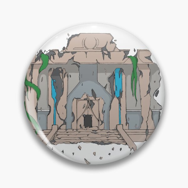 Item preview, The Ruined Temple designed and sold by TheSleepingCrow.