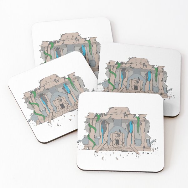 Item preview, The Ruined Temple designed and sold by TheSleepingCrow.