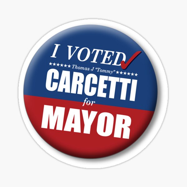 Item preview, I Voted Carcetti for Mayor (pin) - "The Wire" designed and sold by WitchDesign.
