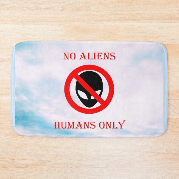 Item preview, No aliens, humans only designed and sold by helenkaiy.