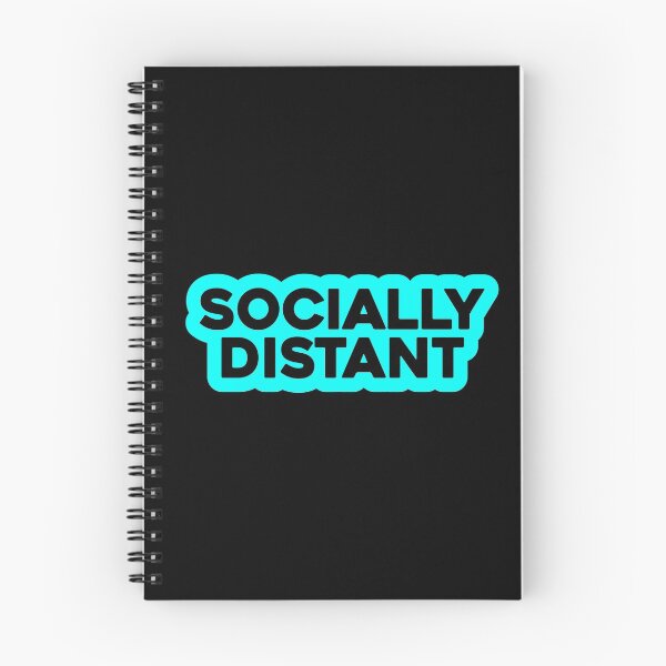 Item preview, socially distant sticker designed and sold by MonkeySame.