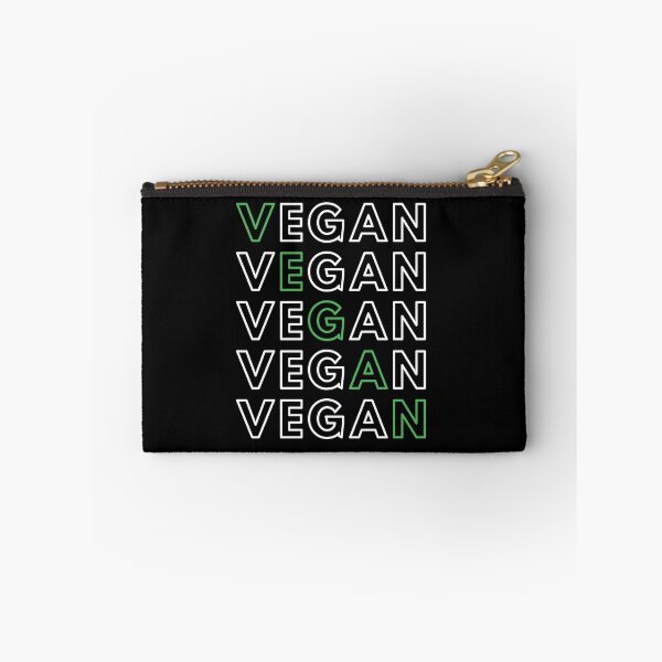 Item preview, Vegan T-shirt vegan word repeated five times designed and sold by Rrrainbow.