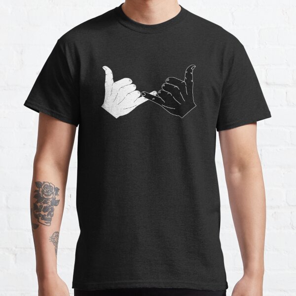 3D Effect Crossed Fingers T-shirt Design Vector Download