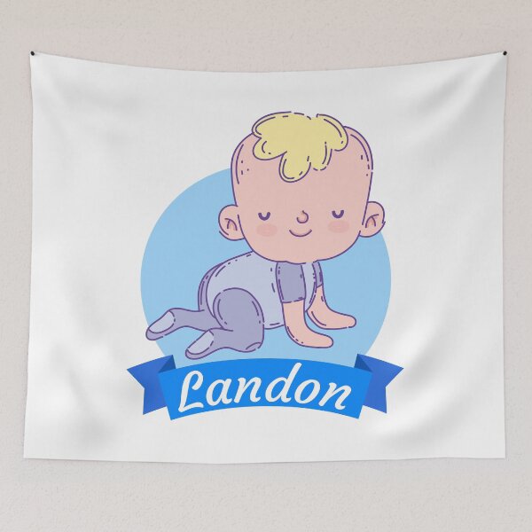 Item preview, Landon Boy names for babies designed and sold by Piztees.