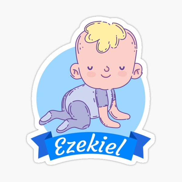 ezekiel-boy-names-for-babies-sticker-for-sale-by-piztees-redbubble