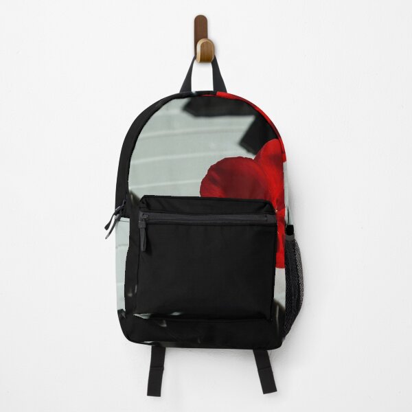 Item preview, Black Piano with a Red Geranium Flower designed and sold by digoarpi.