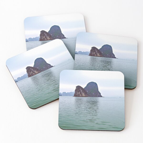 Item preview, Rocks in Halong Bay in North Vietnam designed and sold by frankuffmann.