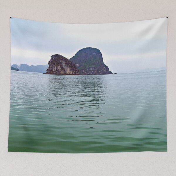 Item preview, Rocks in Halong Bay in North Vietnam designed and sold by frankuffmann.