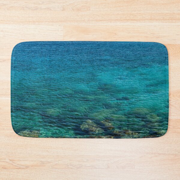 Item preview, Panoramic photograph of speedboat anchored in Mediterranean sea  designed and sold by adrianbrockwell.