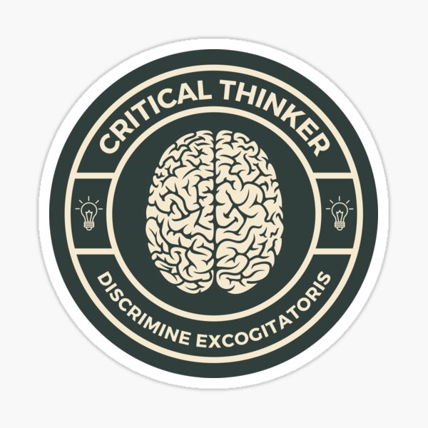 Critical Thinker Sticker