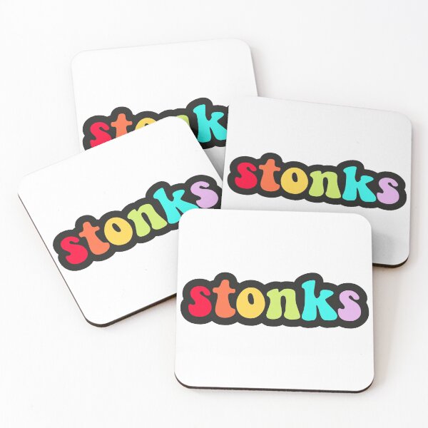 Artikelvorschau, Stonks Aufkleber entworfen und verkauft von MonkeySame.