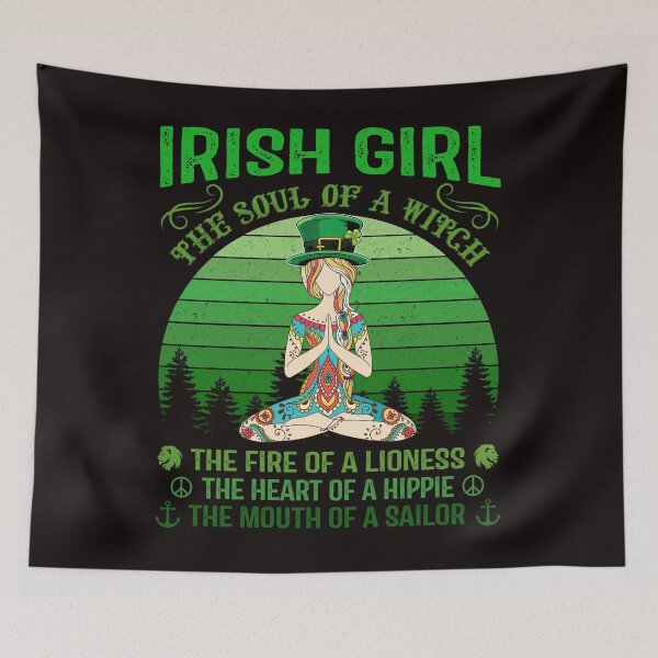 Item preview, St Patricks Day Irish Girl The Soul Of A Witch designed and sold by BiancaMoss51.