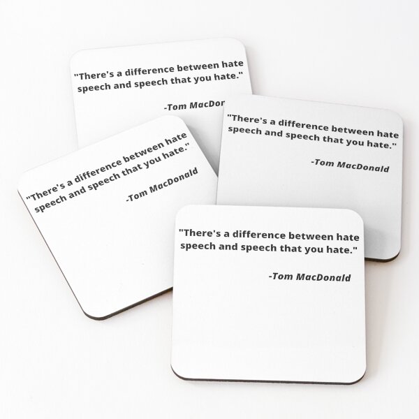 Item preview, Hate Speech And Speech That You Hate (Black On White) designed and sold by Kadeda.