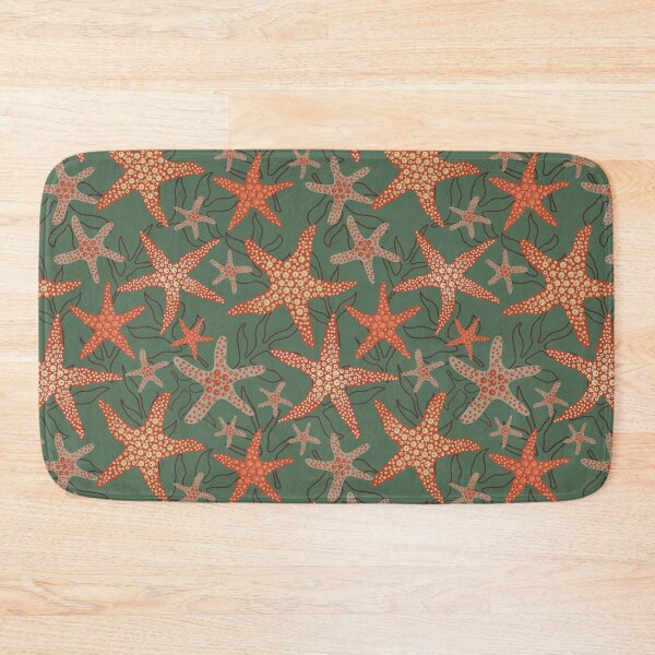 Item preview, Sea stars - starfish fun in the ocean on green  designed and sold by susyrdesign.