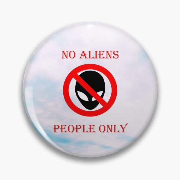 Item preview, No aliens, people only designed and sold by helenkaiy.