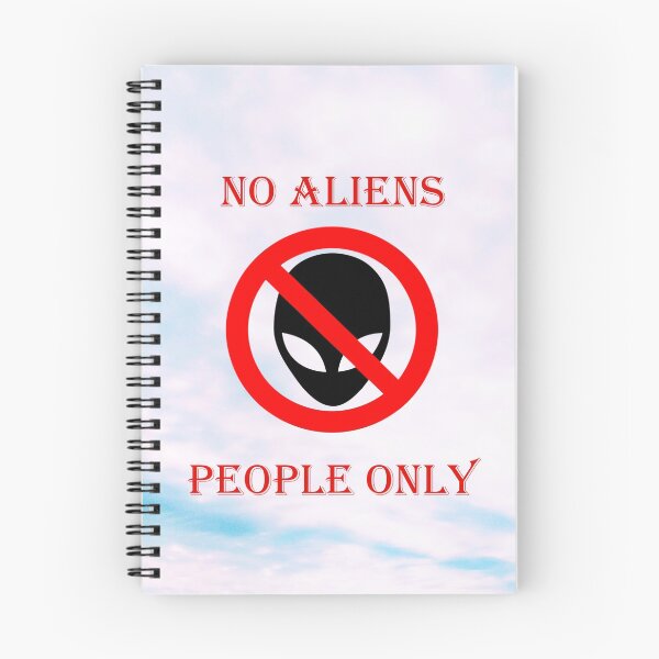Item preview, No aliens, people only designed and sold by helenkaiy.
