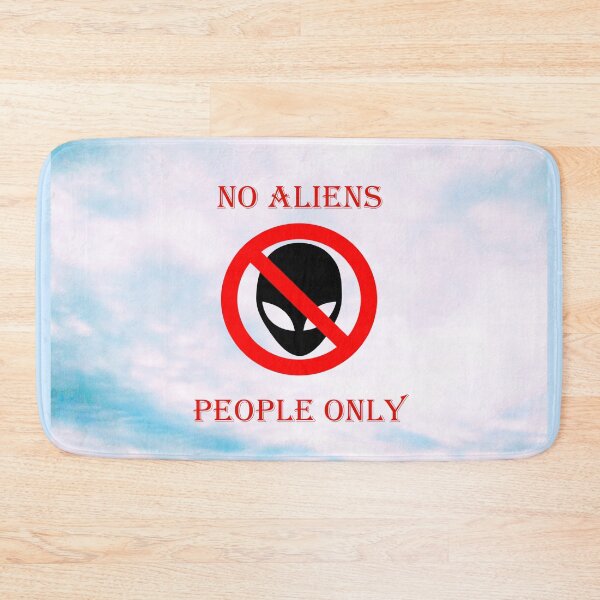 Item preview, No aliens, people only designed and sold by helenkaiy.
