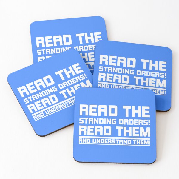 Item preview, READ THE STANDING ORDERS! READ THEM AND UNDERSTAND THEM! (2) designed and sold by DotorEaon.