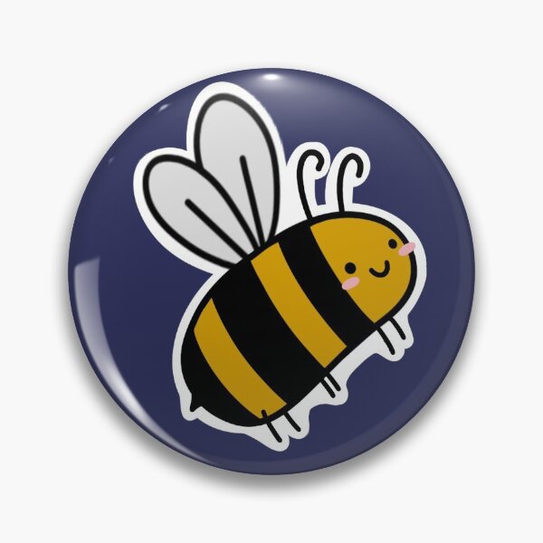 Item preview, Cute Bee designed and sold by HandDrawnPlants.