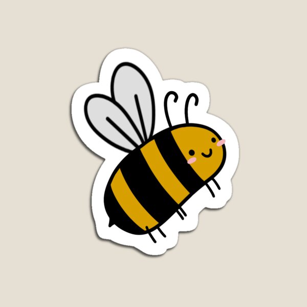 Item preview, Cute Bee designed and sold by HandDrawnPlants.