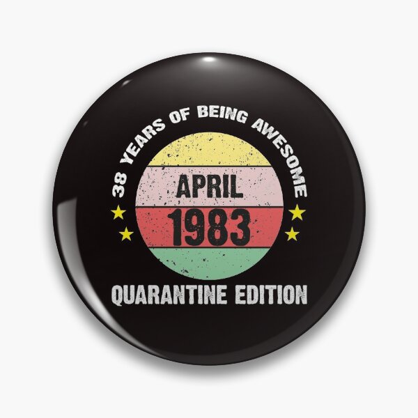 Item preview, April 1983, 38 Years Of Being Awesome - Born in April 1983 38th Birthday Gift 38 Years Old gift idea designed and sold by Show-room.
