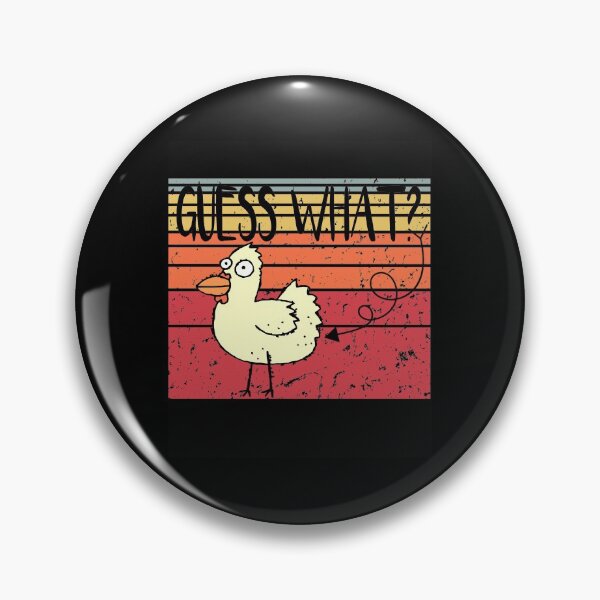 Item preview, Guess What Chicken Butt! | Unisex T-Shirt - Funny Cute Vintage Shirt designed and sold by NewDayDesigns.