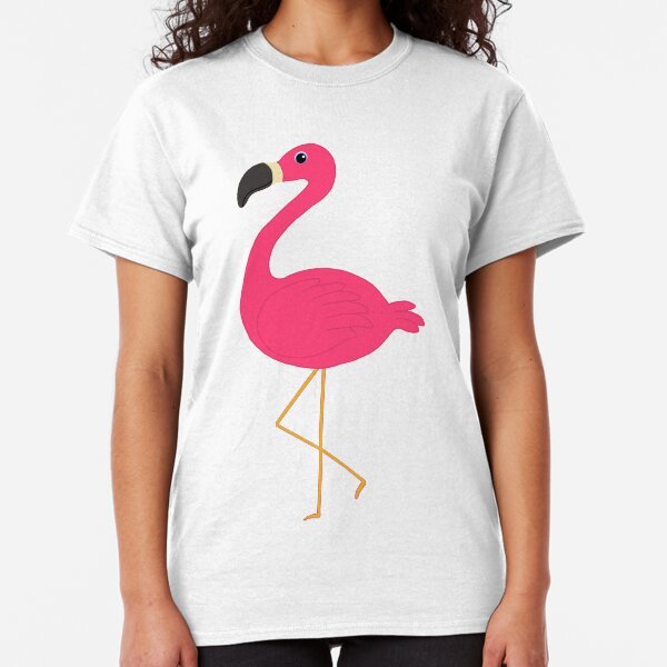 Cute Pink Flamingo Classic T-Shirt