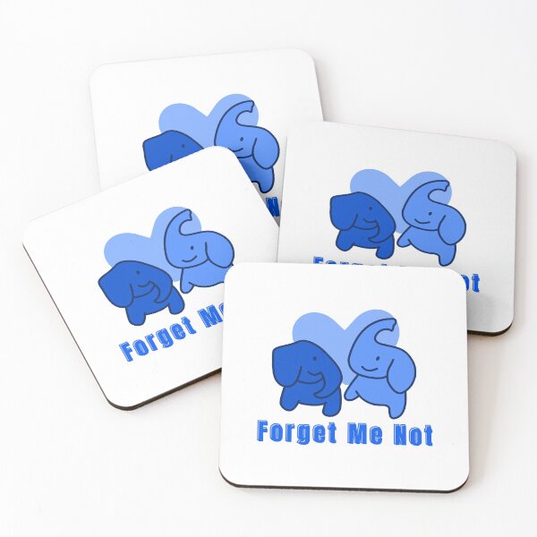 Item preview, Forget Me Not in Blue Valentines Day Design - Cute designed and sold by Pumpkin-Prints.