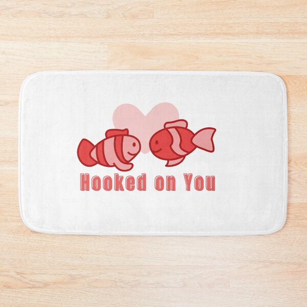 Item preview, Hooked on You in Red Valentines Day Design - Cute designed and sold by Pumpkin-Prints.