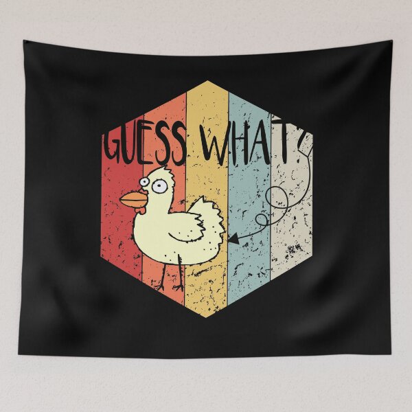 Item preview, Guess What Chicken Butt! | Unisex T-Shirt - Funny Cute Vintage present Shirt designed and sold by NewDayDesigns.