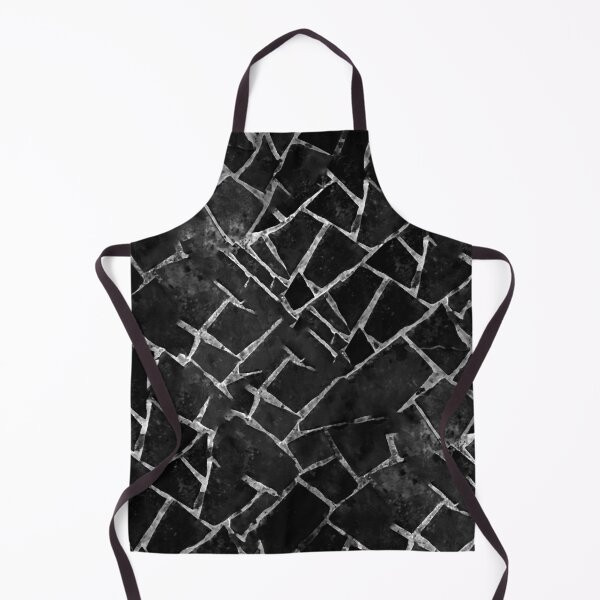 Item preview, Black and White Mosaic Texture Pattern designed and sold by DFLC Prints.