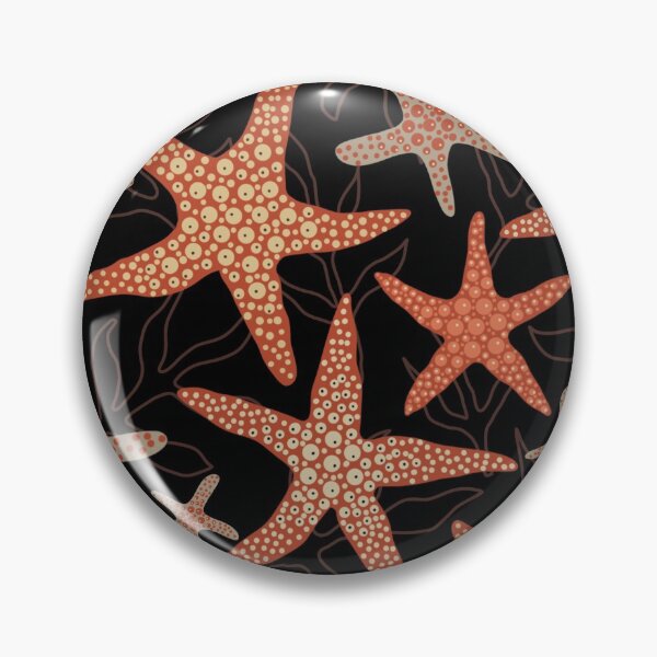 Item preview, Sea stars - starfish fun in the ocean on black designed and sold by susyrdesign.