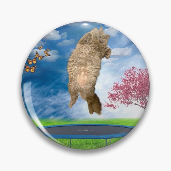 Item preview, Selkirk Rex Regan Trampoline Cat designed and sold by Kimmy  D.