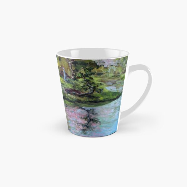 Cherry Blossoms Mayne Island Japanese Garden Tall Mug
