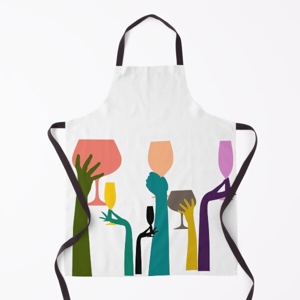 Item preview, Wine lover gift wine everywhere colorful wine glasses designed and sold by hyggekrog.