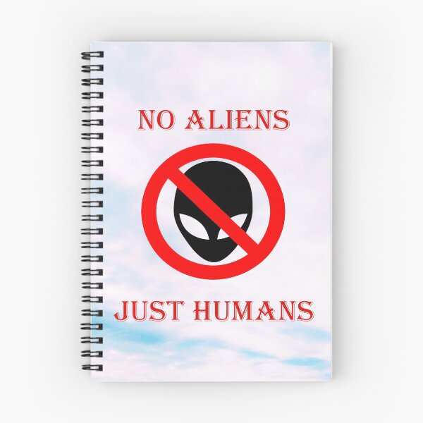 Item preview, No aliens, just humans designed and sold by helenkaiy.