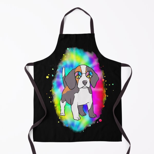 Item preview, Cute Hippie Beagle Tie Dye Peace Sign Dog Lovers designed and sold by funnytshirtemp.