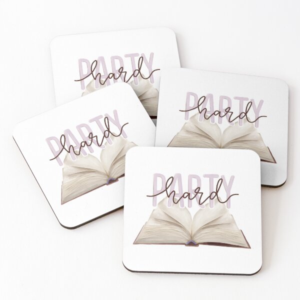 Item preview, Party hard at the book club designed and sold by MamSelle.