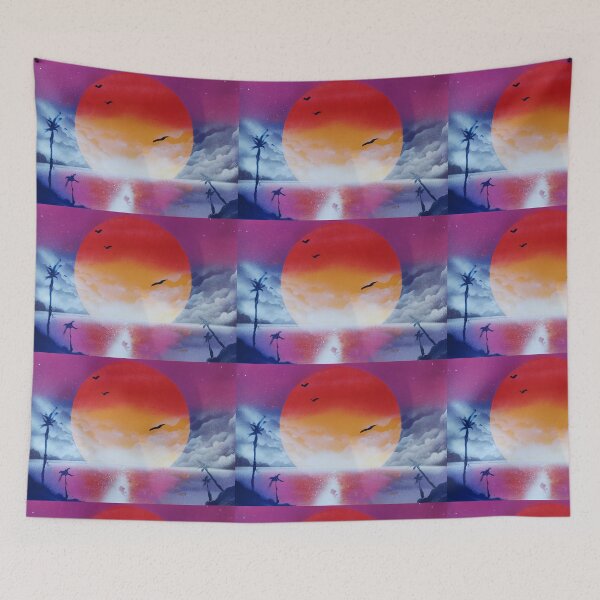Item preview, Colourful sun setting on the sea designed and sold by Twinkleb17.