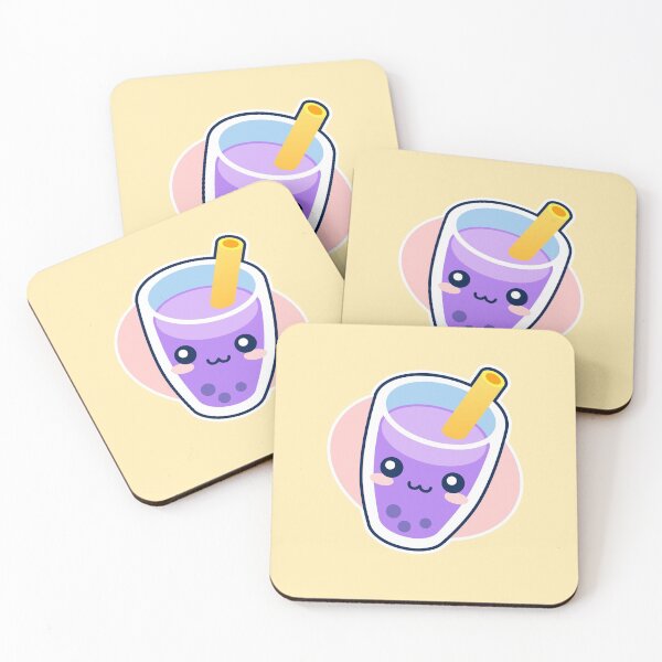 Item preview, Boba Milk Tea - Cute Purple Bubble Tea  designed and sold by warmfuzzylogic.