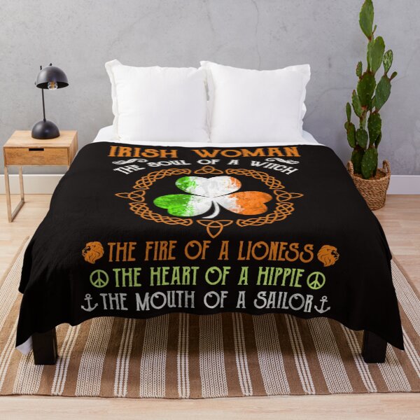 Item preview, St Patricks Day Women Shirts Irish Woman The Soul Of An Witch designed and sold by BiancaMoss51.