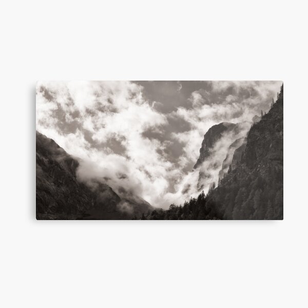 Rappenspitze After Rain Falls Metal Print