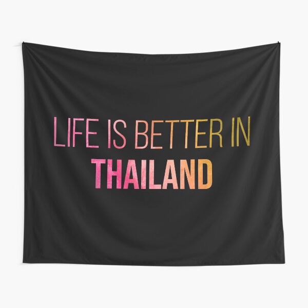 Item preview, Life is better in Thailand in Watercolor designed and sold by XCIV.