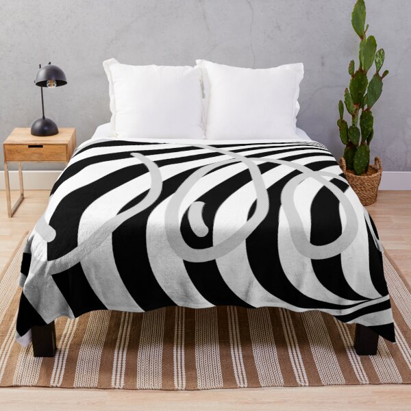 Item preview, Black, White and heather Spiral spring illusion pattern designed and sold by Maanya-Tees.