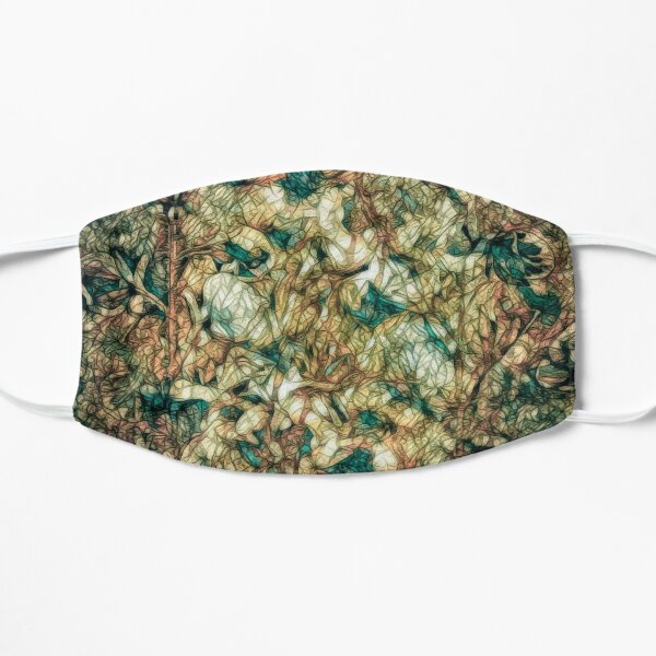 Wild Flowers Flat Mask