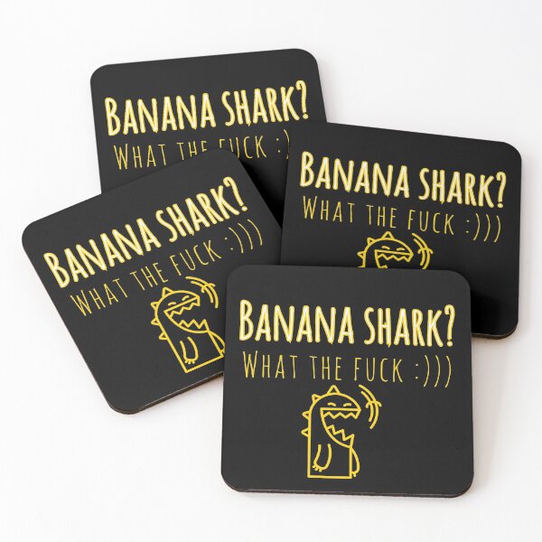 Item preview, Banana Shark What the Fuck designed and sold by Yogawoman.