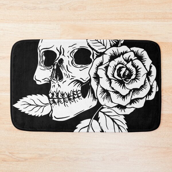 Item preview, Skull and roses designed and sold by ZethTheReaper19.